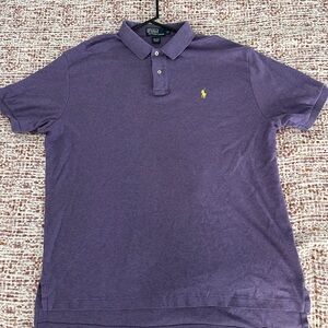 Polo by Ralph Lauren Men's Purple Polo Shirt